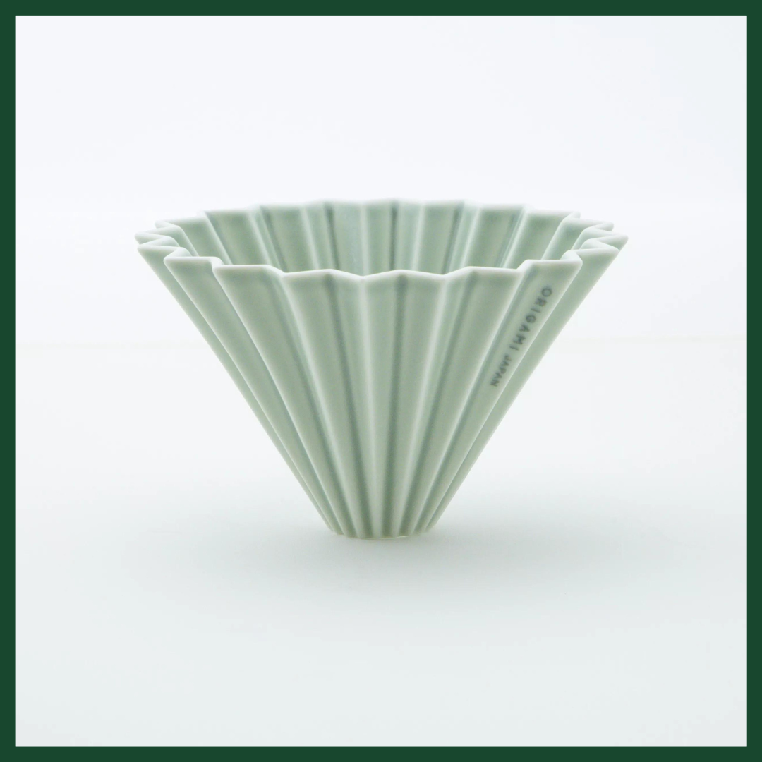 Alba Origami M vert pastel